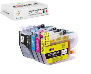 Lc3219 - 4 cartouches compatibles brother lc3219 xl - 1 noir + 1 cyan + 1 magenta + 1 jaune