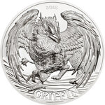 Pièce de monnaie en Argent 1500 Shillings g 62.2 (2 oz) Millésime 2018 Mythological Animals GRIFFIN