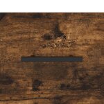 vidaXL Buffet Chêne fumé 34 5x34x90 cm Bois d'ingénierie