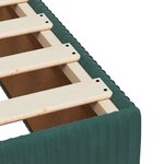 vidaXL Cadre de lit Vert foncé 80x200 cm Velours