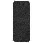 vidaXL Tapis d'escalier 15 Pièces 60x25 cm Anthracite Rectangulaire