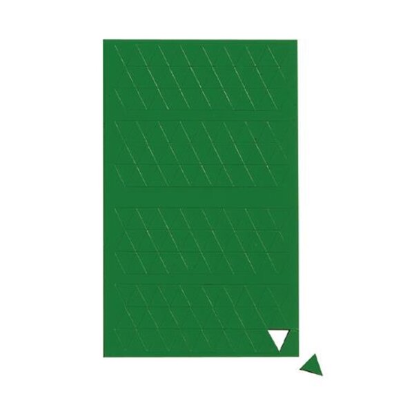 Planche Symboles magnétiques triangle 1 x 1cm 180 pcs Vert MAUL