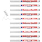 Marqueur Peinture 751 Blanc Pointe Ronde 1-2 mm x 10 EDDING