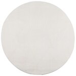 vidaXL Tapis IZA poils courts style scandinave crème Ø 100 cm