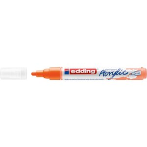 Marqueur acrylique moyen 5100 Orange fluOrescent 2-3 mm EDDING