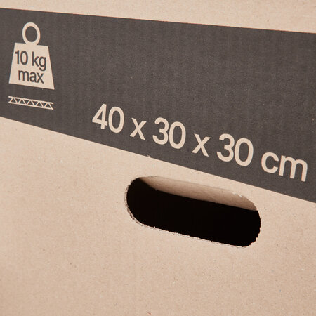 PARIS STOCK - Lot Carton d'Expédition ou Déménagement 40X30X20 cm -  fabriqué en France : : Fournitures de bureau