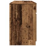 Bureau en bois ancien 140x49x76 cm en bois d'ingénierie