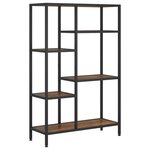 vidaXL Étagère à livres 80x30x120 cm Acier et bois d'ingénierie