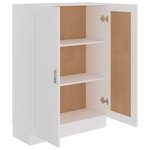 vidaXL Bibliothèque Blanc 82 5x30 5x115 cm Bois d'ingénierie