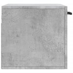 vidaXL Armoire murale Gris béton 60x36 5x35 cm Bois d'ingénierie