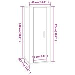 vidaXL Ensemble de meubles TV 3 Pièces Chêne fumé Bois d'ingénierie