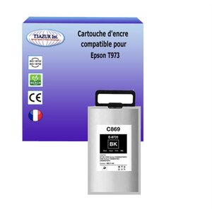 Cartouche compatible avec Epson WF-C869RD3TWFC EPP C869RDTWF remplace Epson T9731 - Noire - 22 500 pages