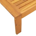 vidaXL Salon de jardin avec coussins 8 Pièces bois massif d'acacia