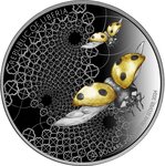Pièce de monnaie en Argent 25 Dollars g 62.2 (2 oz) Millésime 2024 Entoma LADYBIRD