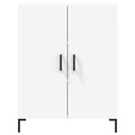 vidaXL Buffet haut Blanc 69 5x34x180 cm Bois d'ingénierie