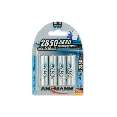 Ansmann pies rechargeables mignon aa hr6 4 pièces 2850 mah