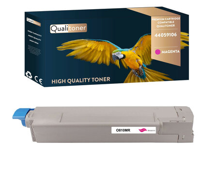 Qualitoner x1 toner 44059106 magenta compatible pour oki