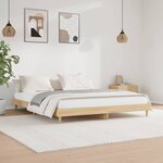 vidaXL Cadre de lit sans matelas chêne sonoma 120x200 cm