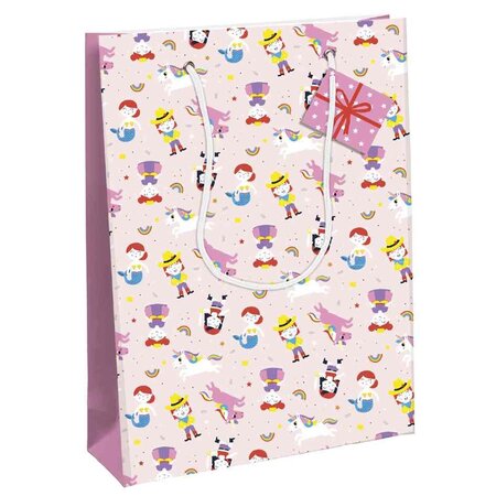 Un Sac Cadeau Excellia Large 26 5x14x33 cm 210g Motif Héros de mon enfance CLAIREFONTAINE