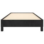 vidaXL Cadre de lit Noir 90x190 cm Velours