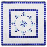 vidaXL Mobilier de bistro 3 Pièces mosaïque Carreau céramique Bleu Blanc