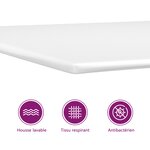 vidaXL Sur-matelas 140x200x5 cm