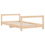 vidaXL Cadre de lit pour enfant 80x160 cm bois de pin massif