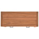 vidaXL Meuble TV 100x40x45 cm Bois de teck