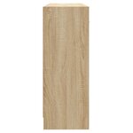 vidaXL Buffet chêne sonoma 91x28x75 cm bois d'ingénierie