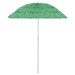 vidaXL Parasol de plage Hawaii vert 180 cm