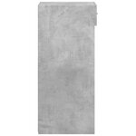 vidaXL Buffet gris béton 40x42 5x93 cm bois d'ingénierie