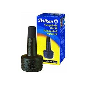 Encre à Tampon Encreur 4K sans Huile 28 ml Noir PELIKAN