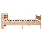 vidaXL Cadre de lit avec tête de lit 200x200 cm Bois de pin massif