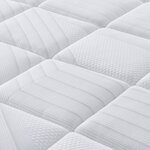 vidaXL Matelas à ressorts ensachés dureté moyenne 160x200 cm