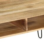 vidaXL Meuble TV Bois de manguier massif 110 x 35 x 45 cm