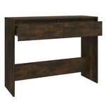 vidaXL Table console chêne fumé 100x35x76 5 cm bois d'ingénierie