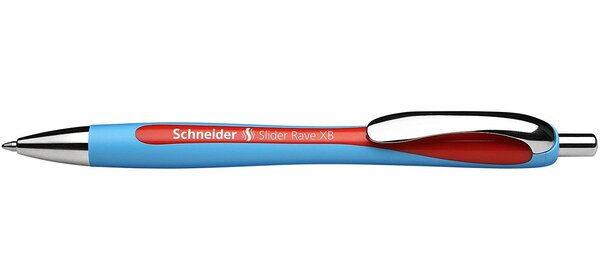Stylo Bille Rétractable Slider Rave Pte XB Rouge SCHNEIDER