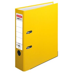 classeur maX.file protect largeur de dos: 80 mm Jaune HERLITZ
