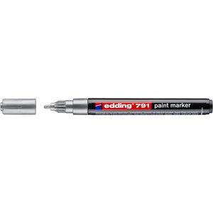 Marqueur Peinture 791 Argent Pointe Ronde 1-2 mm EDDING