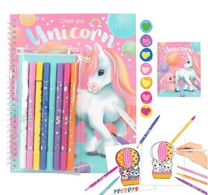 Album à colorier avec set crayons