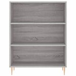 vidaXL Bibliothèque sonoma gris 69 5x32 5x90 cm bois d'ingénierie
