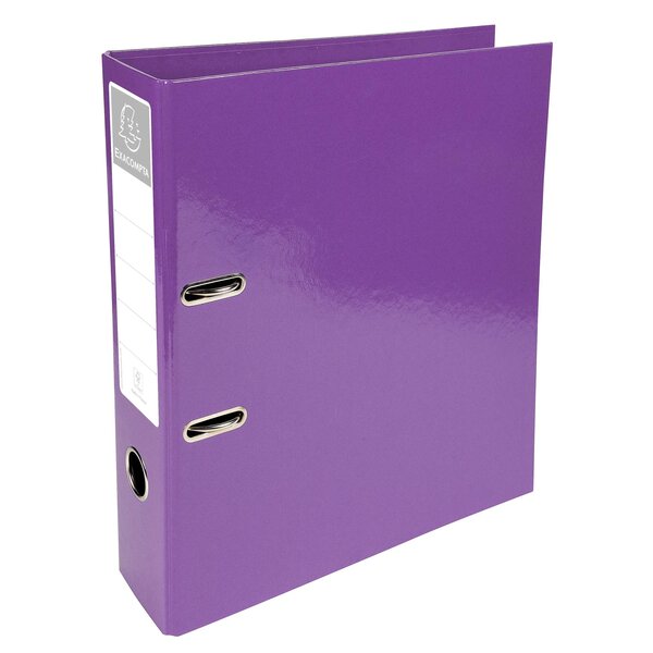 Classeur À Levier Iderama Prem'touch Dos 70mm - Violet - X 10 - Exacompta