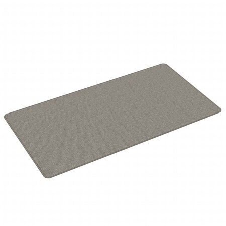 vidaXL Tapis de couloir aspect sisal argenté 80x150 cm