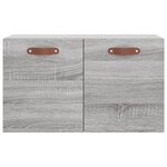 vidaXL Armoire murale Sonoma gris 60x36 5x35 cm Bois d'ingénierie