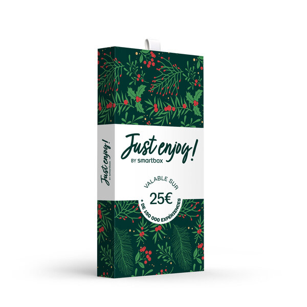 SMARTBOX - Coffret Cadeau Carte cadeau Just enjoy ! Noël - 25 € -  Multi-thèmes