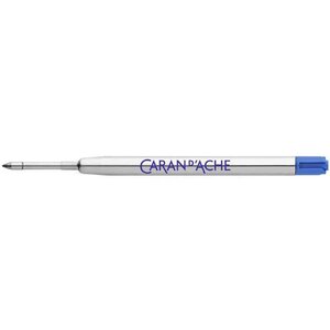 Recharge pour stylo roller bleu caran d'ache