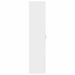 vidaXL Buffet haut blanc 50x42 5x185 cm bois d'ingénierie