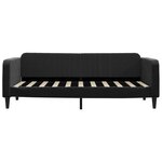 vidaXL Lit de jour avec lit gigogne noir 90x190 cm velours