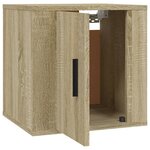 vidaXL Meubles TV muraux 2 Pièces Chêne sonoma 40x34 5x40 cm