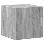 vidaXL Armoire de rangement mince sonoma gris 40x42 5x225 cm